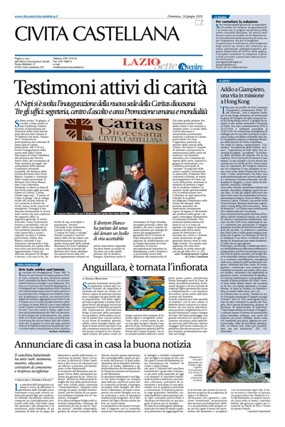 Avvenire - pagina diocesana del 18/06/2023